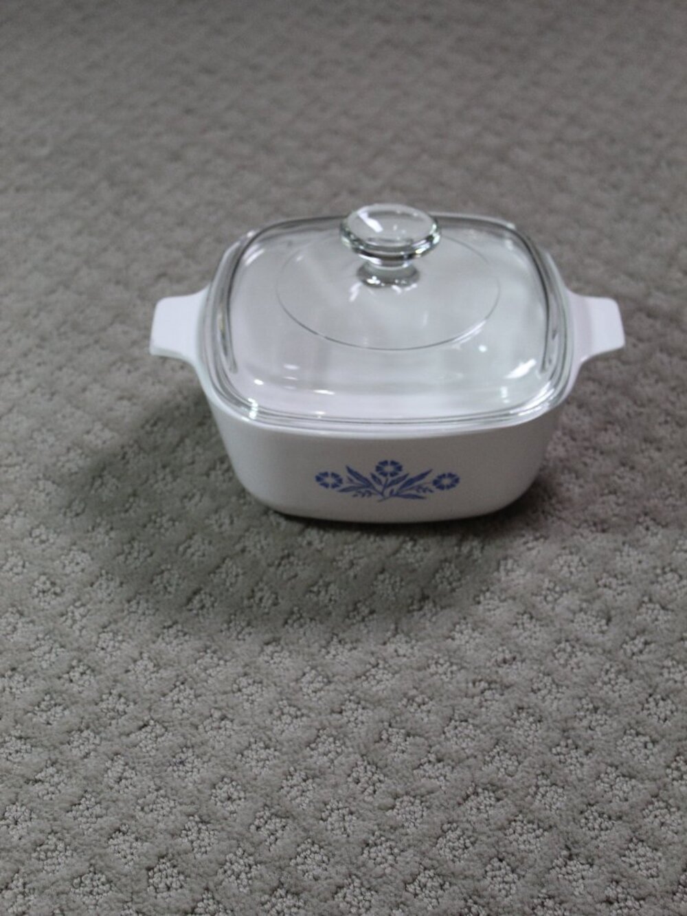 Vtg 1961 - 1966 Corning Ware Blue Cornflower 1 1/2 Qt P-1 1/2-B Dish & Lid